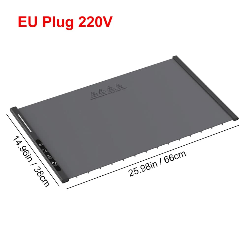 Silikonowa mata grzewcza do podgrzewania jedzenia – składana podgrzewarka do potraw i napojów