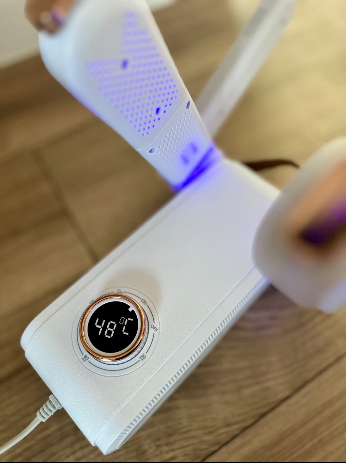 Elektryczna suszarka do butów z timerem – szybkie suszenie i eliminacja wilgoci!